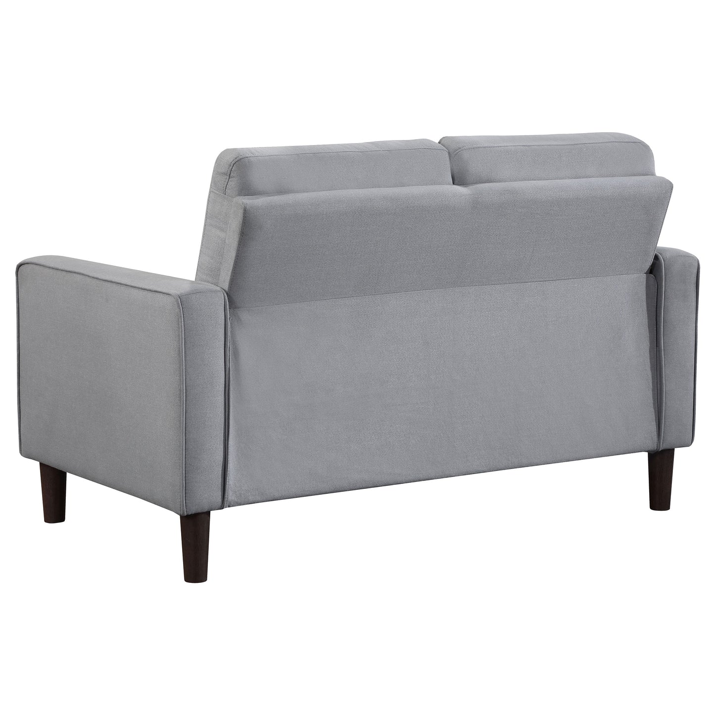 Bowen 3-piece Upholstered Track Arms Tufted Sofa Set Grey