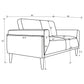 Rilynn 3-piece Upholstered Track Arms Sofa Set Grey