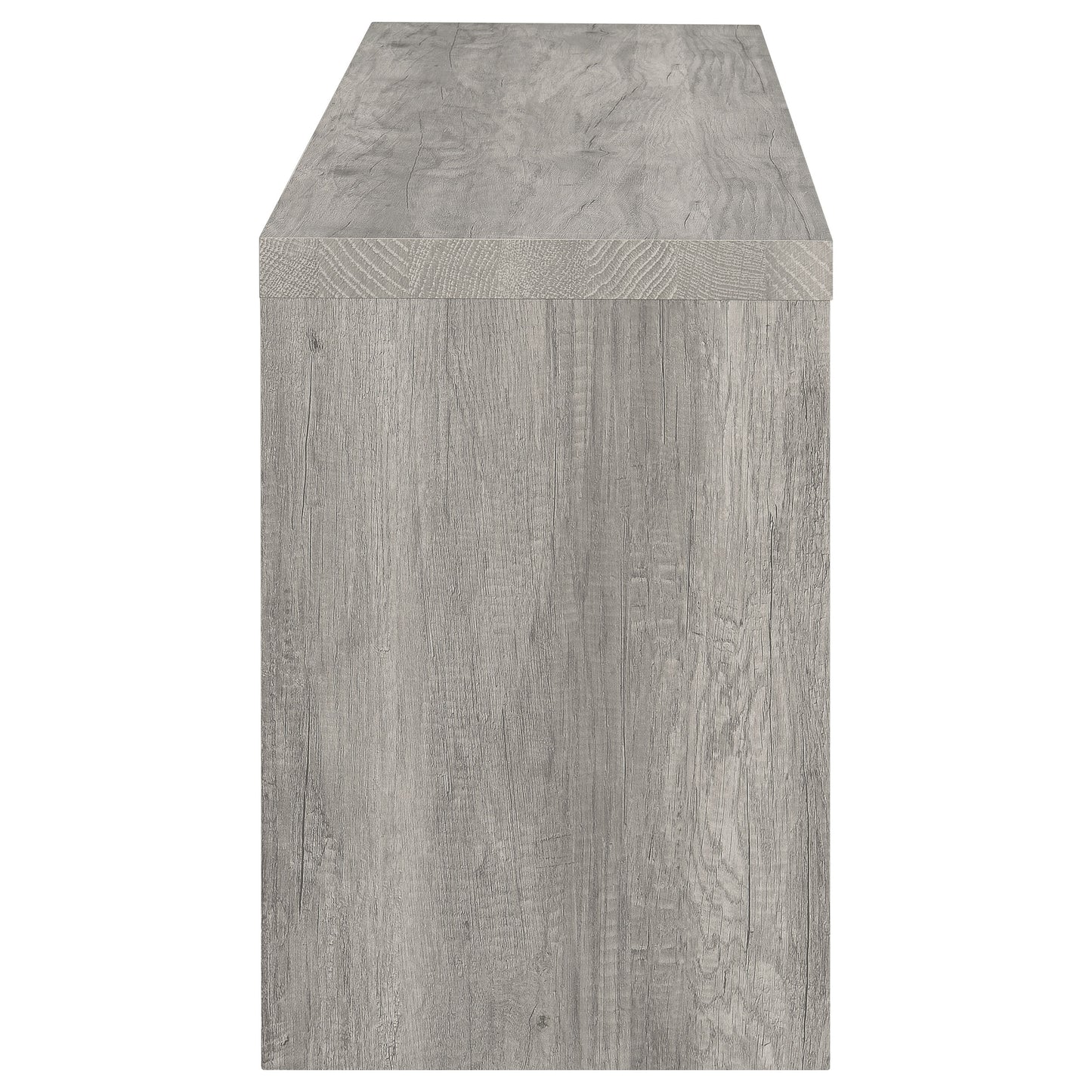 Burke 2-drawer TV Console Grey Driftwood