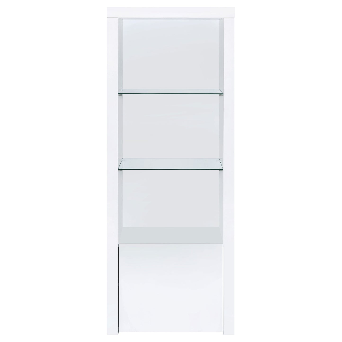 Jude 3-piece 71-inch TV Entertainment Center White High Gloss
