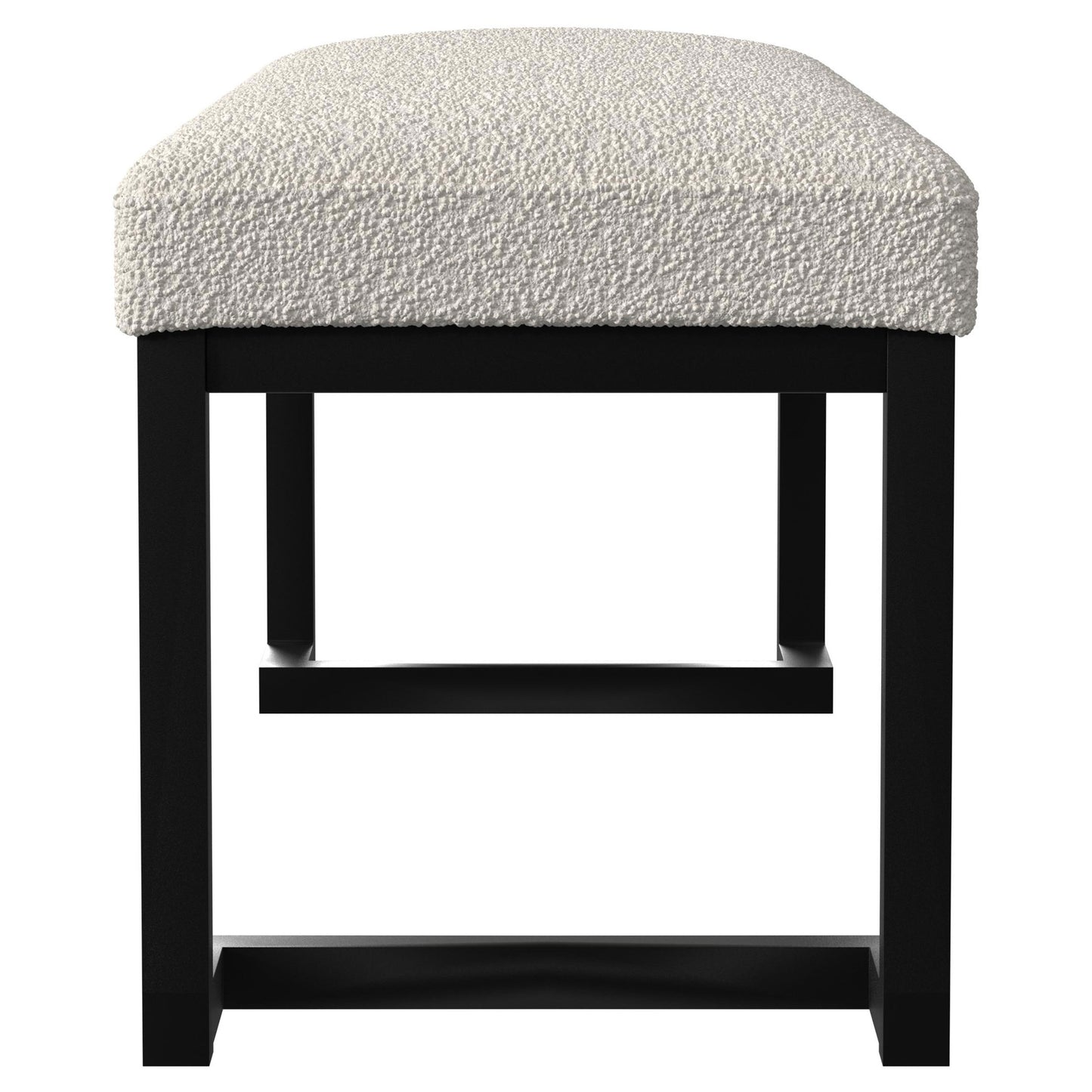 Mesa Upholstered Entryway Accent Bench Vanilla