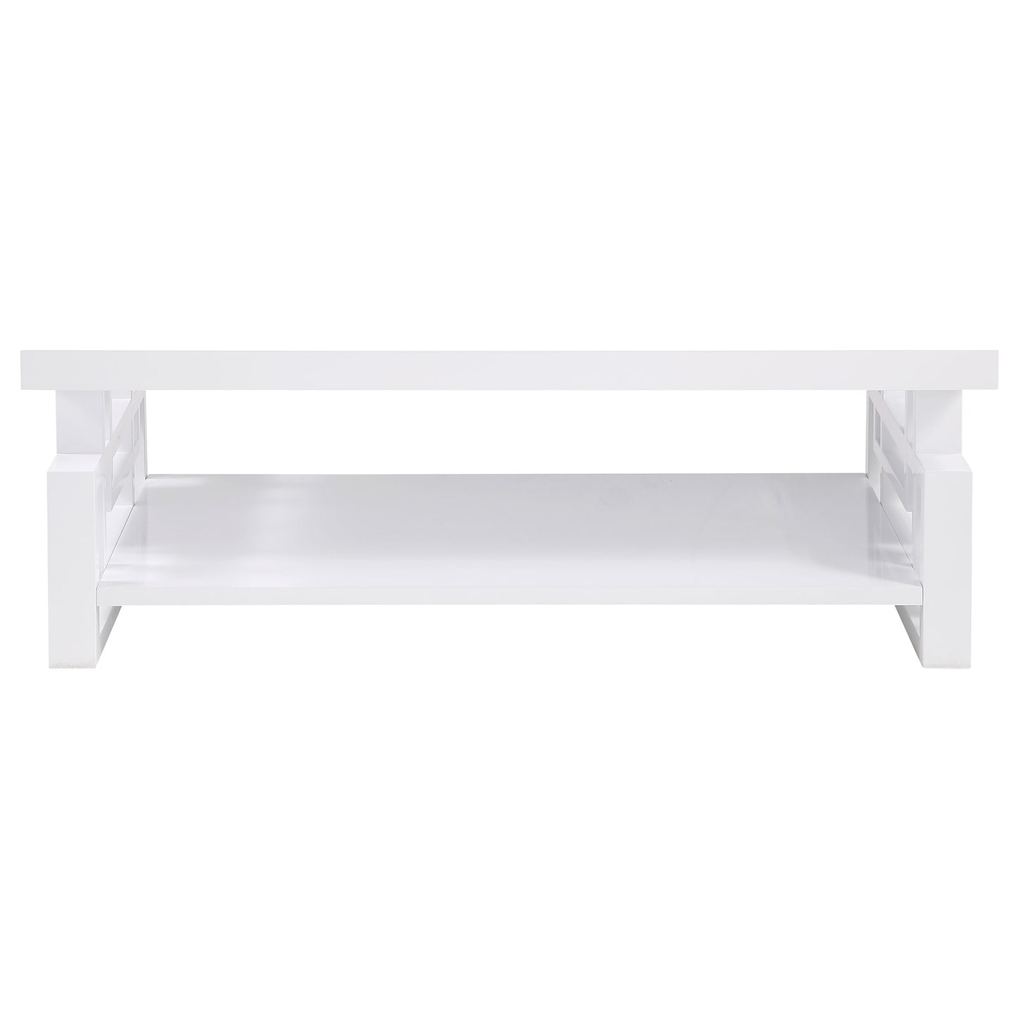 Schmitt 2-piece Coffee and End Table Set White High Gloss