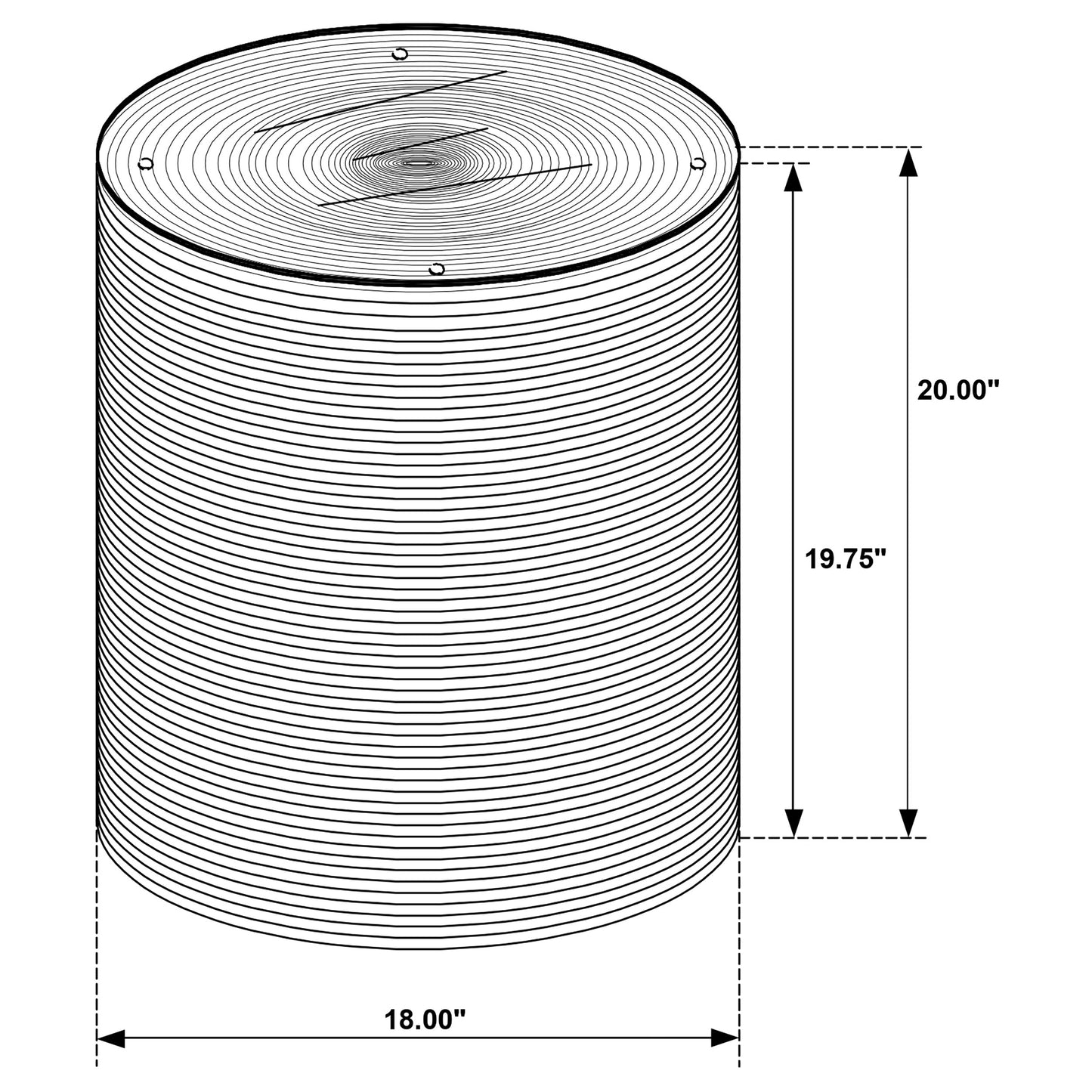 Halden Round Woven Seagrass Accent Side Table Light Brown