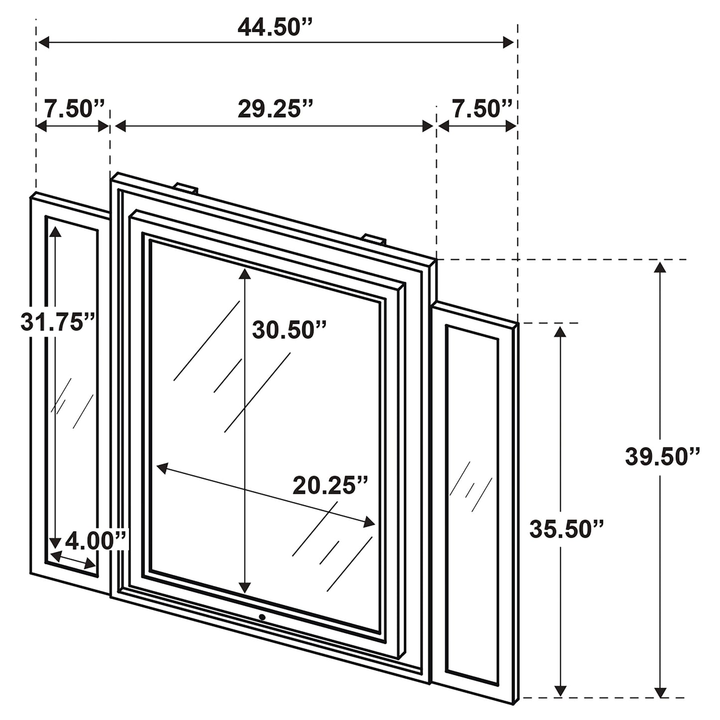 Lorient 4-piece Eastern King Bedroom Set Ivory and Camel