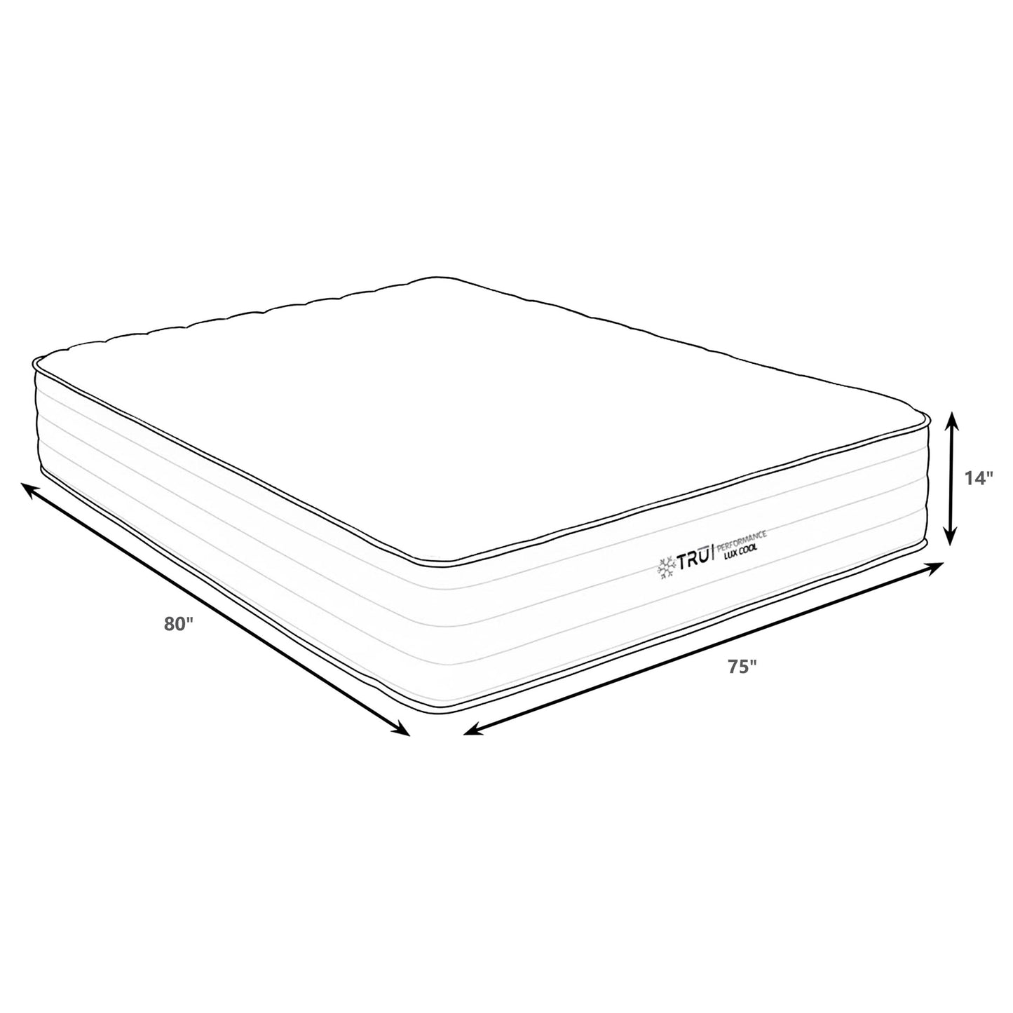 Montlake 14-inch Eastern King Cool Firm Foam Hybrid Mattress