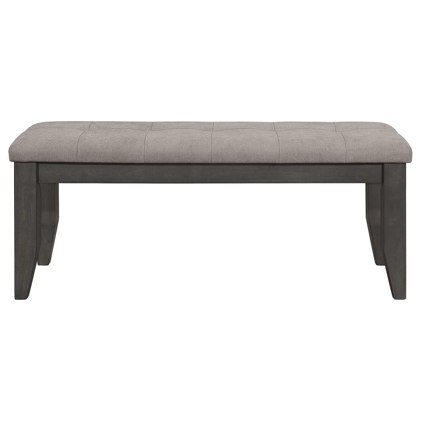 Dalila Padded Cushion Bench Grey and Dark Grey