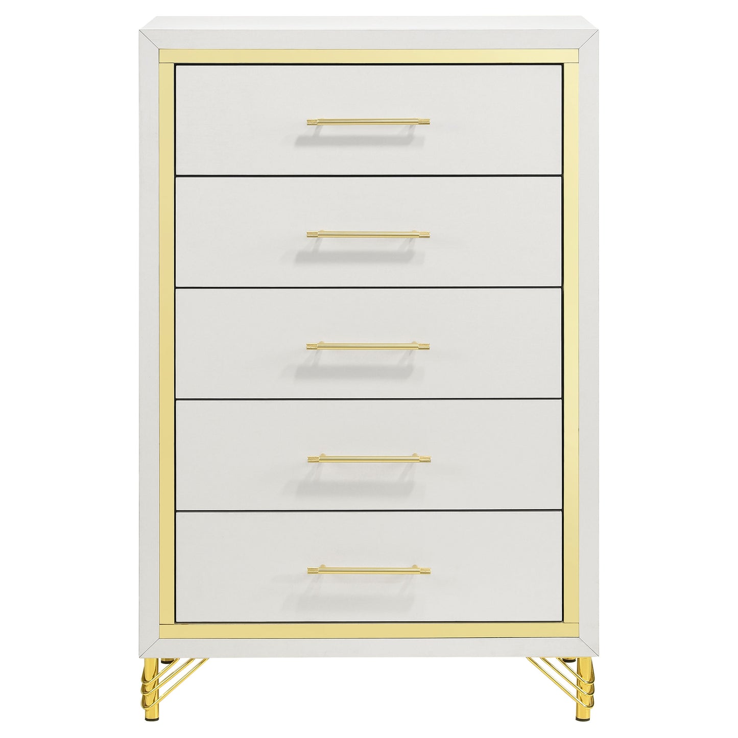 Lucia 5-drawer Bedroom Chest White