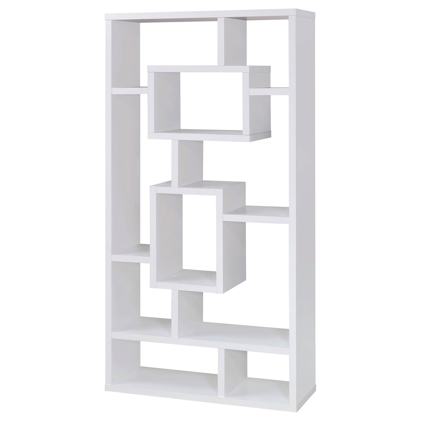 Howie 10-shelf Bookcase White