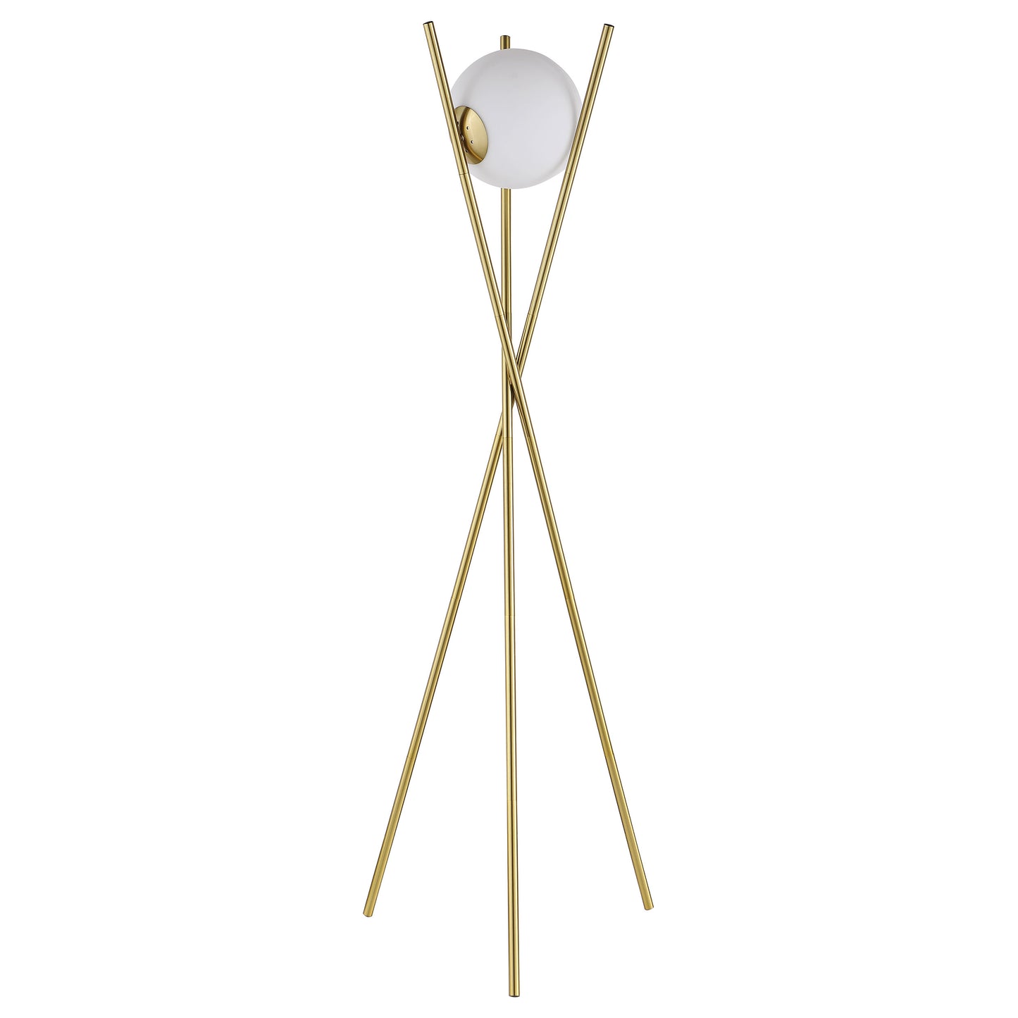 Yamileth Tripod Floor Lamp Gold