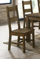 Coleman Dining Side Chairs Rustic Golden Brown (Set of 2)