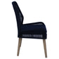 Nakia Woven Rope Dining Chairs Dark Navy (Set of 2)