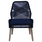 Nakia Woven Rope Dining Chairs Dark Navy (Set of 2)