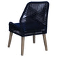 Nakia Woven Rope Dining Chairs Dark Navy (Set of 2)