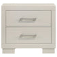 Jessica 4-piece Eastern King LED Bedroom Set Snow White