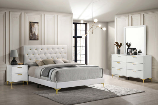 Kendall 4-piece Eastern King Bedroom Set White