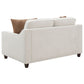 Christine 3-piece Upholstered Sloped Arm Sofa Set Beige