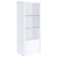 Jude 3-piece 71-inch TV Entertainment Center White High Gloss