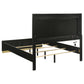 Caraway 4-piece Eastern King Bedroom Set Black