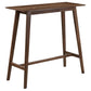 Finnick Rectangular Pub Height Bar Table Walnut