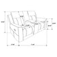 Brentwood 2-piece Upholstered Reclining Sofa Set Charcoal