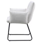 Ackland Upholstered Dining Arm Chair Light Grey (Set of 2)