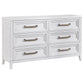 Marielle 4-piece Cal King Bedroom Set Distressed White