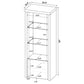 Jude 3-piece 71-inch TV Entertainment Center White High Gloss