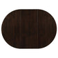 Gabriel 5-piece Extension Leaf Dining Table Set Cappuccino