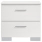 Felicity 6-piece Eastern King Bedroom Set White High Gloss