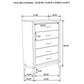 Watson 5-piece Twin Bedroom Set Grey Oak