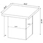 Devar 3-piece Square Coffee and End Table Set Mango