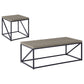 Birdie 2-piece Coffee and End Table Set Sonoma Grey