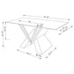 Taffeta 3-piece Mirrored Coffee and End Table Set Silver