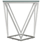 Brittania 3-piece Square Coffee and End Table Set Nickel