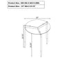 Rosalie 3-piece Round Coffee and End Table Set Grey