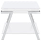 Marcia 3-piece Coffee and End Table Set White High Gloss