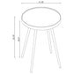 Kaelyn 3-piece Round Coffee and End Table Set Gold