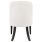Leandro Upholstered Dining Side Chair Cream (Set of 2)