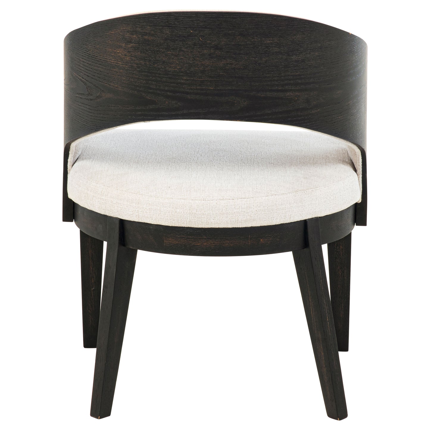 Leandro Upholstered Dining Arm Chair Cream (Set of 2)