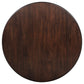 Barton 5-piece Round Wood Dining Table Set Dark Brown