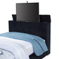 Tisdall Queen Flame Visualizer Wingback TV Bed Black