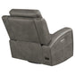 Brickston Triple Power Swivel Glider Recliner Charcoal