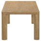 Castlewood Engineered Wood Cocktail Coffee Table Light Oak