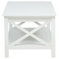 Skyview 44-inch Rectangular Lift Top Coffee Table White