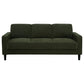 Ruth 3-piece Fabric Upholstered Track Arm Sofa Matcha Green