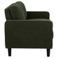 Ruth 3-piece Fabric Upholstered Track Arm Sofa Matcha Green