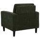 Ruth 3-piece Fabric Upholstered Track Arm Sofa Matcha Green