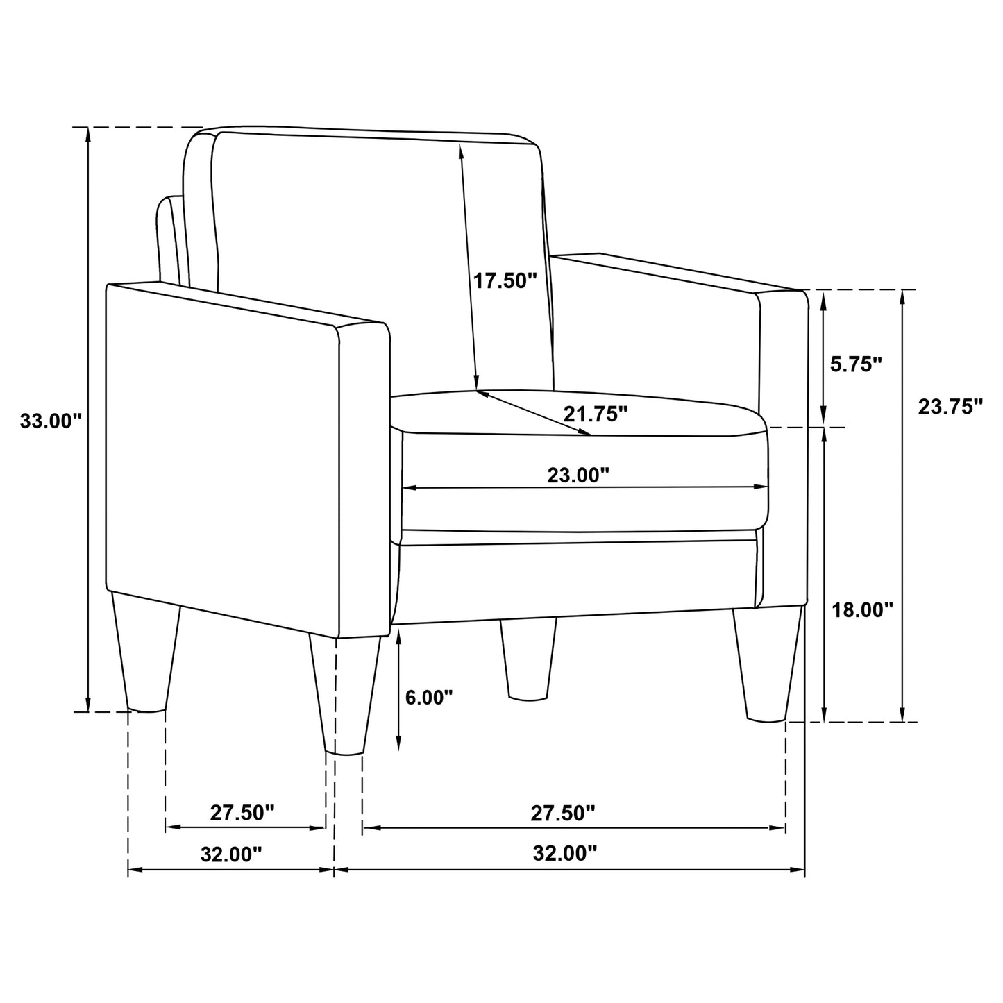 Ruth 3-piece Fabric Upholstered Track Arm Sofa Matcha Green