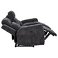 Kennett 3-piece Chenille Power Reclining Sofa Set Dark Grey