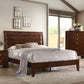 Serenity Wood Full Panel Bed Rich Merlot